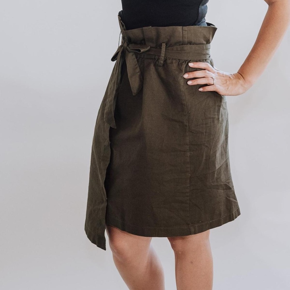 Wrap Olive Skirt